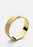 Ribbed Clasp Bangle - Gold Plated by Skultuna