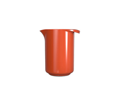 Classic Rosti mixing jug, a durable kitchen accessory with a handle and spout, designed for mixing and pouring liquids.