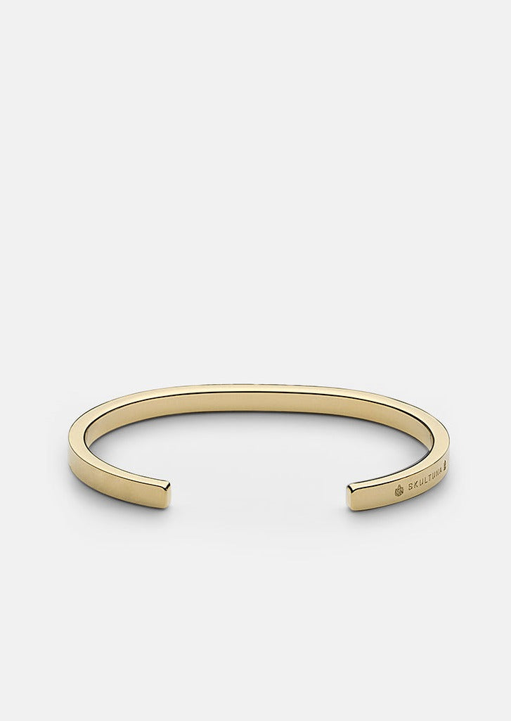 SB Cuff Thin - Gold Plated by Skultuna