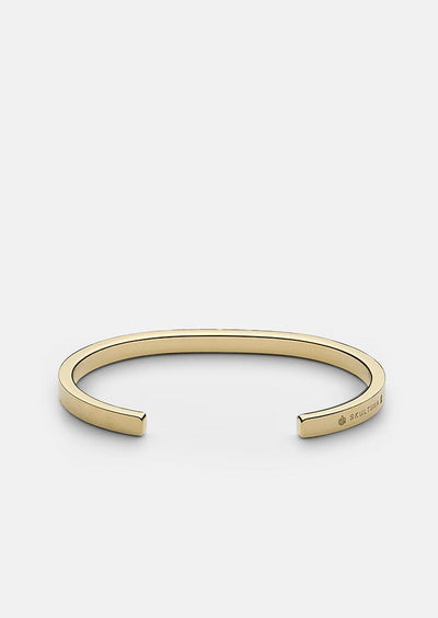 SB Cuff Thin - Gold Plated by Skultuna