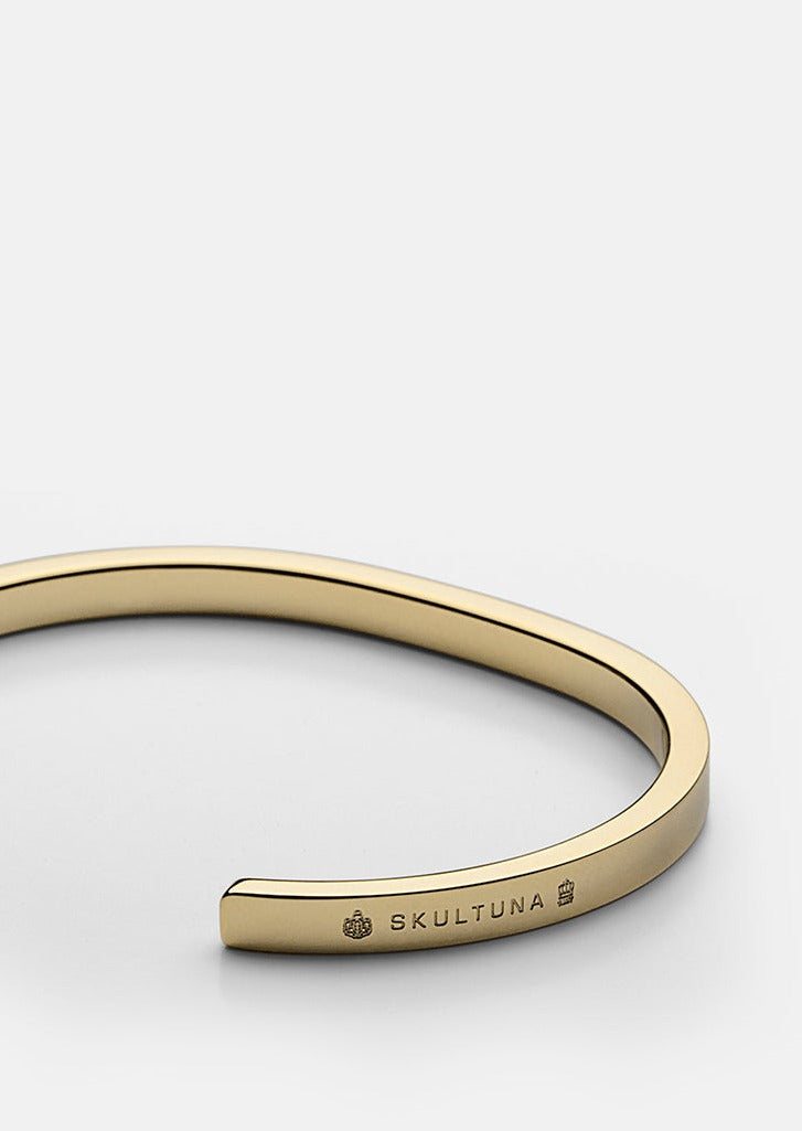 SB Cuff Thin - Gold Plated by Skultuna