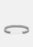 Silver plated SB Cuff Thin bracelet by Skultuna, showcasing sleek, minimalist accessory with a polished finish.