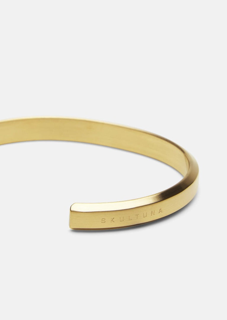 Skultuna Icon Cuff - Matte Gold Plated by Skultuna