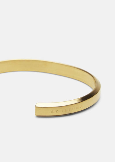 Skultuna Icon Cuff - Matte Gold Plated by Skultuna