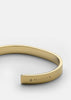 SB Cuff - Gold Plated by Skultuna