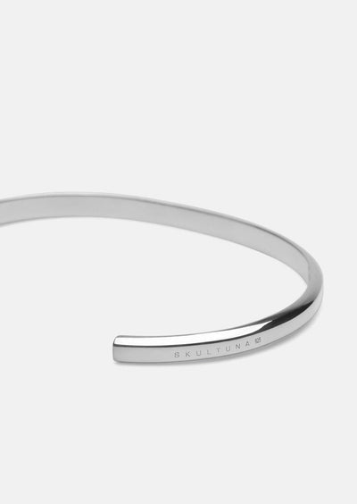 Skultuna Icon Cuff Thin - Sterling Silver by Skultuna