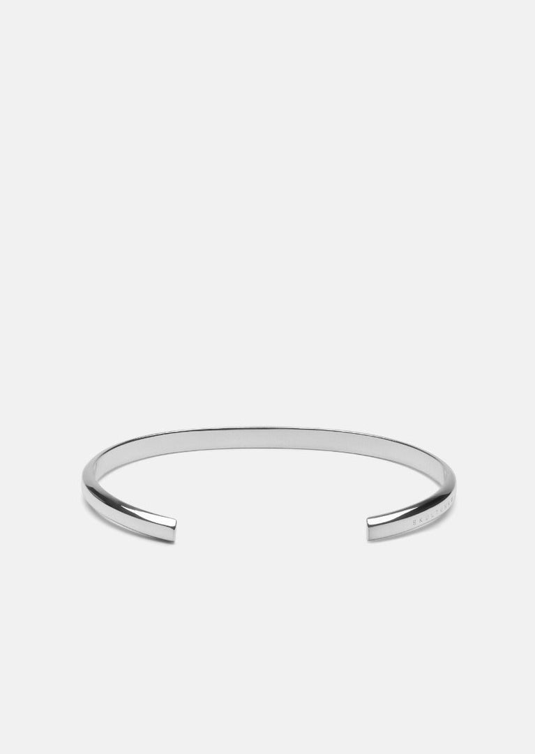 Skultuna Icon Cuff Thin - Sterling Silver by Skultuna