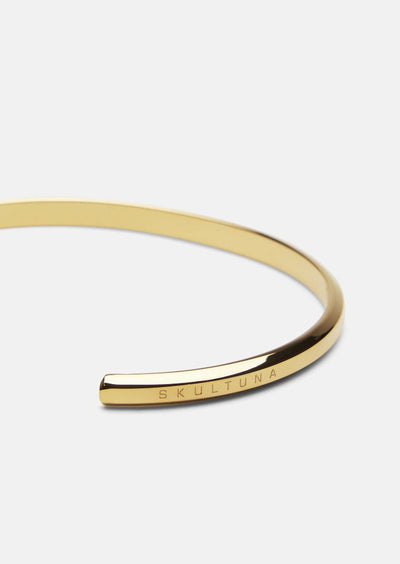 Skultuna Icon Cuff Thin - Gold Plated by Skultuna