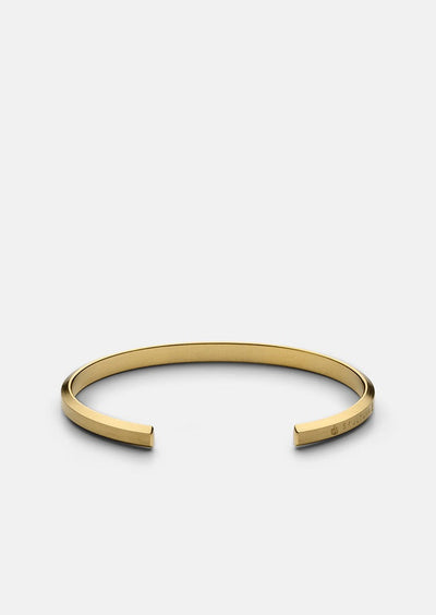 Skultuna Icon Cuff Thin - Matte Gold Plated by Skultuna