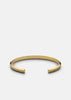 Skultuna Icon Cuff Thin - Matte Gold Plated by Skultuna
