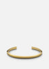 Skultuna Icon Cuff Thin - Matte Gold Plated by Skultuna