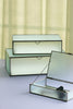 Ripple Glass Boxes - Frosted, Set of 3 by Hübsch