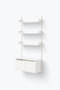 New Works Wall Shelf 1900 Cabinet Low w. Doors by New Works