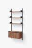 New Works Wall Shelf 1900 Cabinet Low w. Doors by New Works