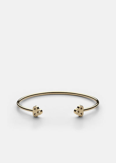 Open Key Cuff - GoldPlated by Skultuna