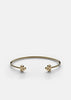 Open Key Cuff - Gold Plated by Skultuna
