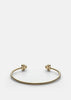 Open Key Cuff - Gold Plated by Skultuna