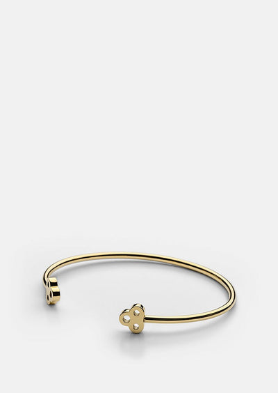 Open Key Cuff - GoldPlated by Skultuna