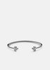 Open Key Cuff - Polished Steel by Skultuna
