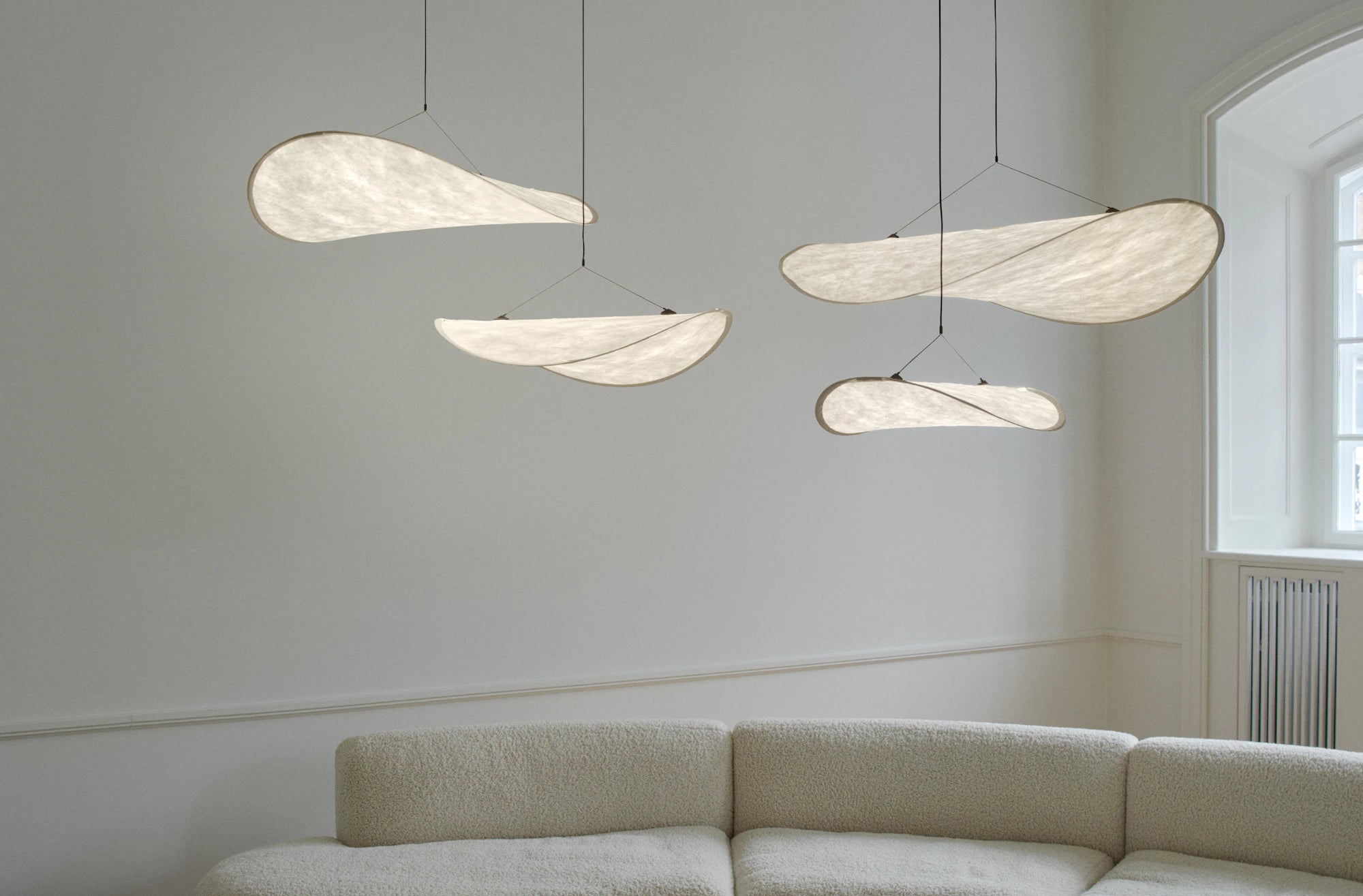 Tense Pendant Lamp by New Works | Elegant Cloud-Inspired Lighting