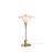 PH 2/1 Pale Rose Brass Table Lamp by Louis Poulsen