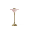 PH 2/1 Pale Rose Brass Table Lamp by Louis Poulsen