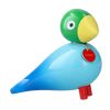 Kay Bojesen Story Bird accessory featuring a whimsical wooden bird design with colorful painted details.