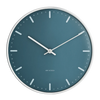 City Hall Wall Clock by Arne Jacobsen, modern accessories with a sleek round face and minimalist design, mounted on a wall.