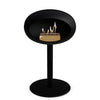 Le Feu Steel Low Dome - Black by Le Feu