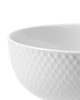 Rhombe Bowls - White by Lyngby Porcelain