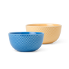 Rhombe Colour Bowls Ø13 by Lyngby Porcelain