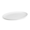 Rhombe Oval Serving Dish - White by Lyngby Porcelain