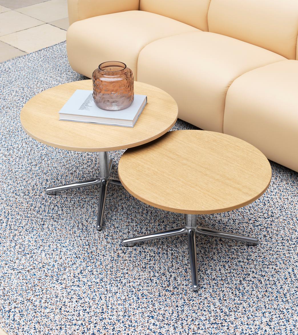 Lunar Table H45 cm Alu/Wood by Normann Copenhagen