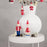 Christmas Lise, red/blue/white, H: 6.9" by Kay Bojesen
