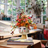 Eva Flowerpot by Bjørn Wiinblad, decorative ceramic accessory with floral design, showcasing intricate patterns and vibrant colors.