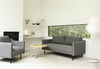 Lunar Table Aluminum H45 cm Alu/Marble by Normann Copenhagen