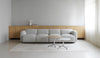 Table basse Lunar en aluminium H40 Ø70 Marbre par Normann Copenhagen