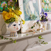 Eva Flowerpot accessory by Bjørn Wiinblad featuring colorful floral design and artistic ceramic craftsmanship.