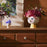 Eva Flowerpot by Bjørn Wiinblad, decorative ceramic accessories featuring colorful floral design in a close-up view.
