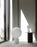 White Yo Table Lamp by Normann Copenhagen, large and small sizes, modern lighting with sleek design and warm illumination.