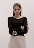 Gold plated Écume De Mer bangle by Skultana, featuring a sleek, textured design, perfect for elegant accessories.