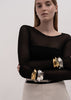 Écume De Mer Petit Bangle - Gold Plated by Skultana