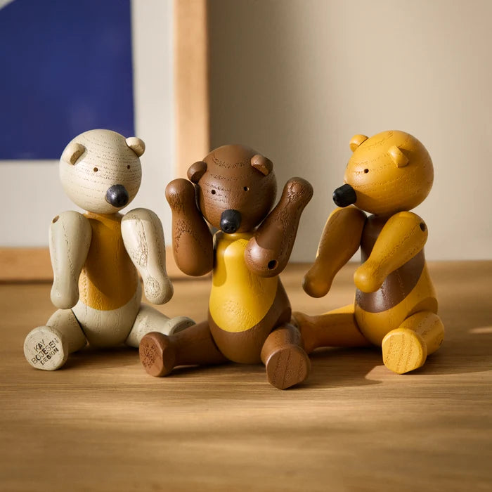 Kay Bojesen Liliput Bear accessory, small wooden figurine with a charming design, crafted by Kay Bojesen.