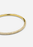 Gold plated Simplicity Pavé Bangle by Skultuna, showcasing a sleek, elegant jewelry accessory with sparkling pavé detailing.