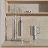Stelton Brus Carbonator accessory for soda making, featuring sleek stainless steel design with a modern, minimalist look