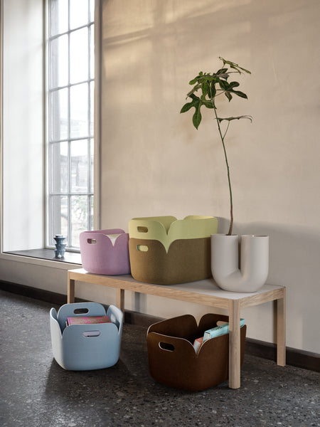 未使用品 MUUTO RESTORE バスケット Grey Melange Restore Basket – Danish Design Store