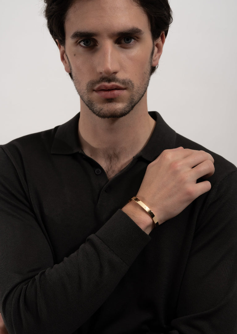 SB Cuff - Gold Plated by Skultuna