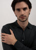Gold plated Scale Cuff bracelet by Skultuna, stylish accessories featuring a modern design and sleek gold finish.