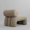 Foku Chair - Smoked Sand Bouclé by 101 Copenhagen