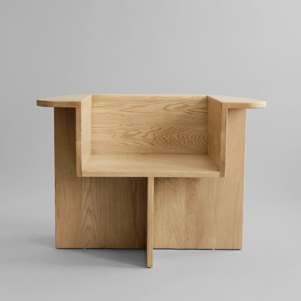 Brutus Lounge Chair - Natural Oak by 101 Copenhagen